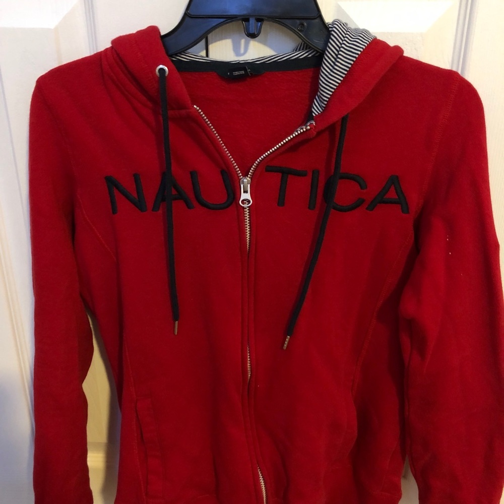 Red Nautica Hoodie